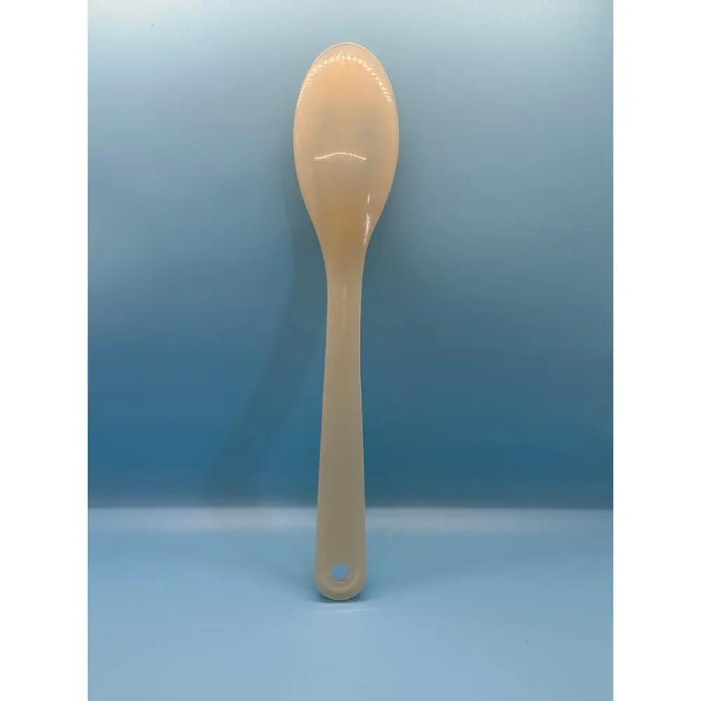 VTG Translucent‎ Egg Plastic Serving Spoon Kitsch Retro MCM Kitchenware Utensil